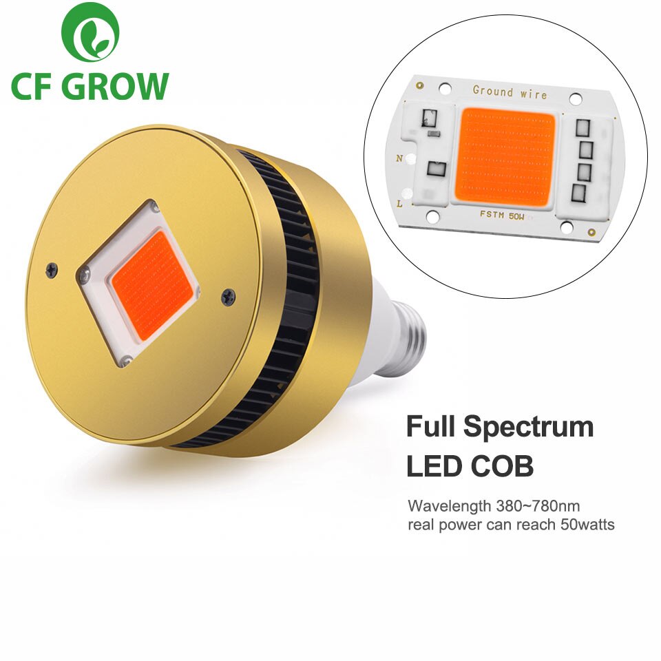 120W 150W COB LED 성장 조명 E26 E27 소켓 전체 스펙트럼 실내 식물용 램프, 작은 성장 텐트
